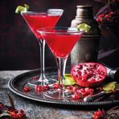 Pomegranate gimlet