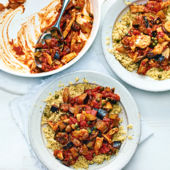 Caponata chicken