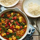 Reader recipe: Halloumi and spinach curry