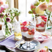 Rhubarb cranachan