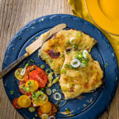 Traditional Welsh rarebit