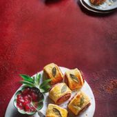 Turkey stuffing sausage rolls