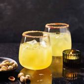 Apple vanilla gin fizz