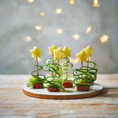 5-ingredient Christmas tapas trees