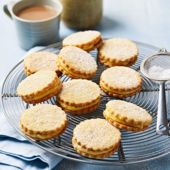 Tea and toast sandwich cookies