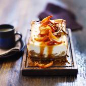 Toffee apple cheesecake