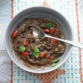 Frijoles negros (Cuban black beans)