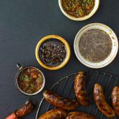 Classic smoky barbecue sausages