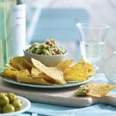 Spicy homemade guacamole