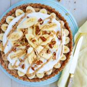 Raw vegan banoffee pie 