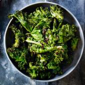 Szechuan pepper and sea salt kale crisps