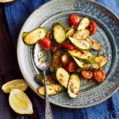 Cumin-spiced courgettes and tomatoes