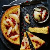 Grapefruit polenta cake 