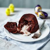 Creme Egg chocolate fondants 