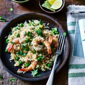 Thai prawn and coconut rice