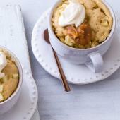 Apple mug cake