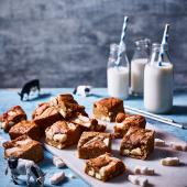 Milk bottle blondies 