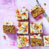 Tropical carrot cake squares