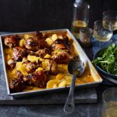 Spicy honey-baked chicken