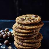 Malted Malteser cookies