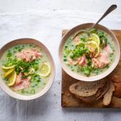 Salmon and dill cullen skink