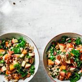 Autumn harvest rice