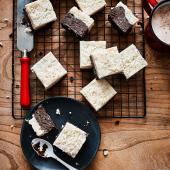 Vegan coconut ‘Bounty’ brownies