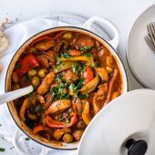 Chicken and chorizo stew  