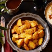 Crunchy roast potatoes