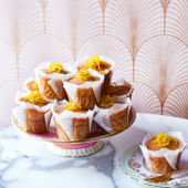 Earl Grey lemon drizzle muffins