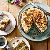 Spiced parsnip and carrot cake