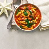 Christmas turkey minestrone