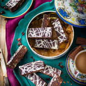 Malted chocolate refrigerator cake