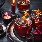 Gingerbread Old Fashioned mocktail