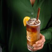 Chai coffee tonic spritz