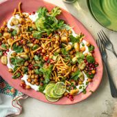 Gnocchi and jumbo chickpea 'chaat'