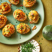 'Nduja 'fried' devilled eggs