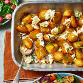Sponsored: Tangy feta roast potatoes