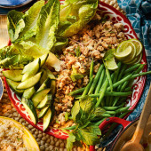 Thai chicken larb