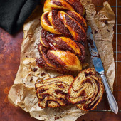 Overnight chocolate and earl grey babka