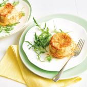 Roquefort cheese soufflés