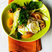 Orange & fennel salad with goats’ cheese