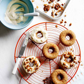 Carrot cake ‘doughnuts’