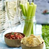 Chunky homemade salsa