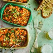 Spiced veggie shepherd’s pies 