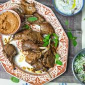 Muhammara lamb cutlets