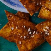 Spicy tortilla chips