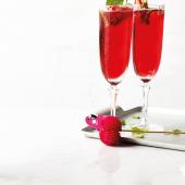 Strawberry mint mimosa