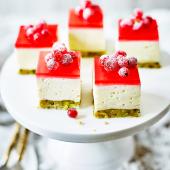 Sugar plum cheesecake bites