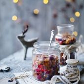 Cranberry, fig and almond mincemeat